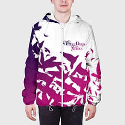 Куртка с капюшоном мужская Three Days Grace, цвет: 3D-белый — фото 2