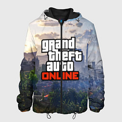 Куртка с капюшоном мужская GTA ONLINE, цвет: 3D-черный