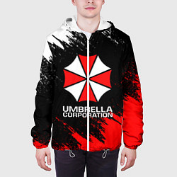 Куртка с капюшоном мужская UMBRELLA CORP, цвет: 3D-белый — фото 2