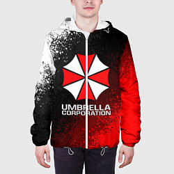 Куртка с капюшоном мужская UMBRELLA CORP, цвет: 3D-белый — фото 2