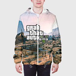 Куртка с капюшоном мужская Grand Theft Auto 5, цвет: 3D-белый — фото 2
