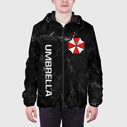 Куртка с капюшоном мужская UMBRELLA CORP, цвет: 3D-черный — фото 2