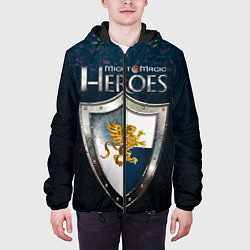 Куртка с капюшоном мужская Heroes of Might and Magic, цвет: 3D-черный — фото 2