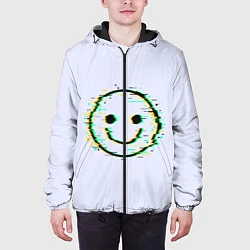 Куртка с капюшоном мужская Smile, цвет: 3D-черный — фото 2