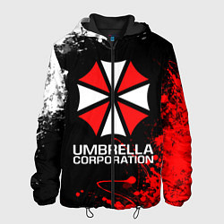 Куртка с капюшоном мужская UMBRELLA CORPORATION, цвет: 3D-черный