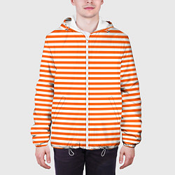 Куртка с капюшоном мужская Тельняшка МЧС, цвет: 3D-белый — фото 2