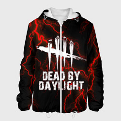 Куртка с капюшоном мужская Dead by Daylight, цвет: 3D-белый