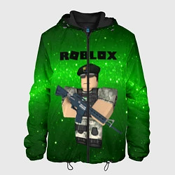 Куртка с капюшоном мужская Roblox, цвет: 3D-черный