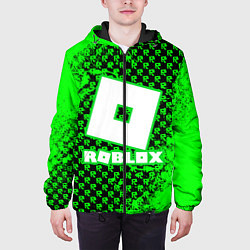 Куртка с капюшоном мужская Roblox, цвет: 3D-черный — фото 2
