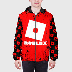 Куртка с капюшоном мужская ROBLOX, цвет: 3D-черный — фото 2