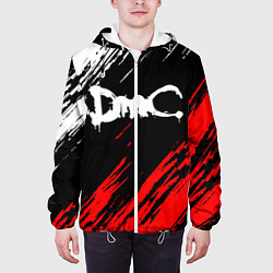 Куртка с капюшоном мужская DEVIL MAY CRY DMC, цвет: 3D-белый — фото 2