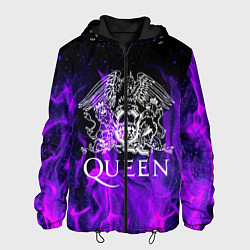 Куртка с капюшоном мужская QUEEN, цвет: 3D-черный