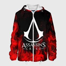 Куртка с капюшоном мужская ASSASSINS CREED, цвет: 3D-белый