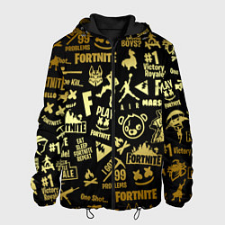 Куртка с капюшоном мужская FORTNITE, цвет: 3D-черный