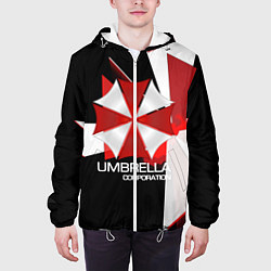 Куртка с капюшоном мужская UMBRELLA CORP, цвет: 3D-белый — фото 2