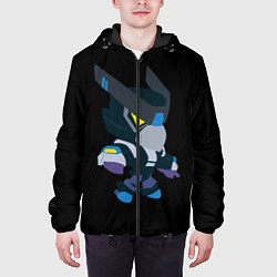 Куртка с капюшоном мужская Brawl Stars Night Mecha Crow, цвет: 3D-черный — фото 2