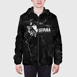 Куртка с капюшоном мужская NIRVANA, цвет: 3D-черный — фото 2