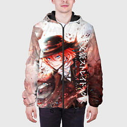 Куртка с капюшоном мужская Bungou Stray Dogs, цвет: 3D-черный — фото 2