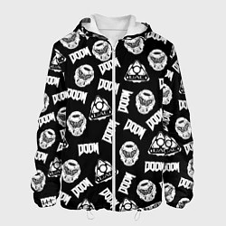 Куртка с капюшоном мужская Doom Eternal, цвет: 3D-белый