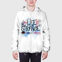 Куртка с капюшоном мужская LIFE IS STRANGE, цвет: 3D-белый — фото 2