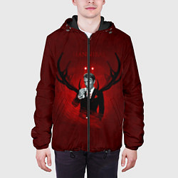 Куртка с капюшоном мужская Hannibal, цвет: 3D-черный — фото 2