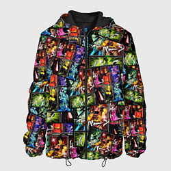 Куртка с капюшоном мужская JoJo Bizarre Adventure, цвет: 3D-черный