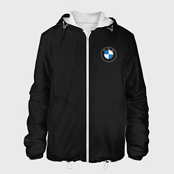 Куртка с капюшоном мужская BMW 2020 Carbon Fiber, цвет: 3D-белый