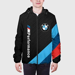 Куртка с капюшоном мужская BMW M PERFORMANCE, цвет: 3D-черный — фото 2
