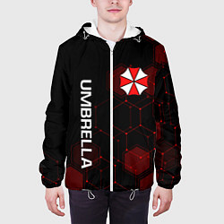 Куртка с капюшоном мужская UMBRELLA CORP, цвет: 3D-белый — фото 2