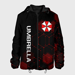 Куртка с капюшоном мужская UMBRELLA CORP, цвет: 3D-черный