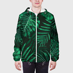 Куртка с капюшоном мужская Я из джунглей, цвет: 3D-белый — фото 2