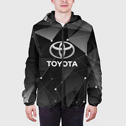 Куртка с капюшоном мужская TOYOTA, цвет: 3D-черный — фото 2