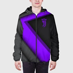 Куртка с капюшоном мужская Juventus F C, цвет: 3D-черный — фото 2