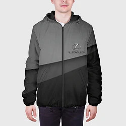 Куртка с капюшоном мужская Lexus, цвет: 3D-черный — фото 2