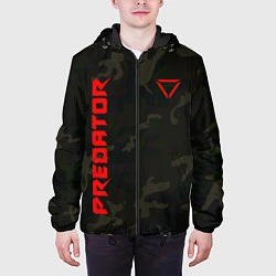 Куртка с капюшоном мужская Predator Military, цвет: 3D-черный — фото 2