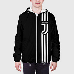 Куртка с капюшоном мужская JUVENTUS, цвет: 3D-белый — фото 2