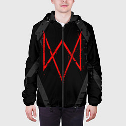 Куртка с капюшоном мужская WATCH DOGS LEGION, цвет: 3D-черный — фото 2