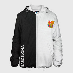 Куртка с капюшоном мужская Barcelona, цвет: 3D-белый