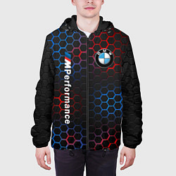 Куртка с капюшоном мужская BMW M PERFORMANCE, цвет: 3D-черный — фото 2