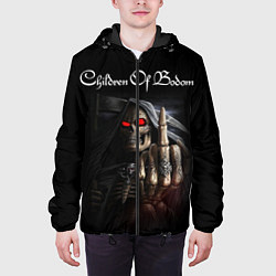 Куртка с капюшоном мужская Children of Bodom 9, цвет: 3D-черный — фото 2