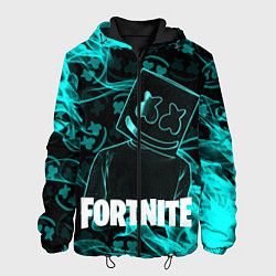 Куртка с капюшоном мужская Fortnite Marshmello, цвет: 3D-черный