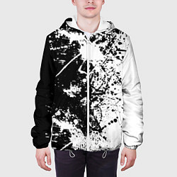 Куртка с капюшоном мужская Битва тьмы и света, цвет: 3D-белый — фото 2