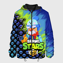Куртка с капюшоном мужская BRAWL STARS GALE, цвет: 3D-черный