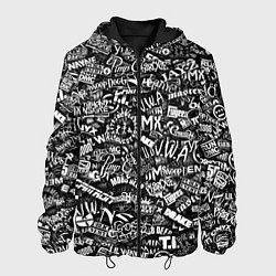 Куртка с капюшоном мужская Top Hip Hop, цвет: 3D-черный