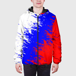 Куртка с капюшоном мужская Россия, цвет: 3D-черный — фото 2