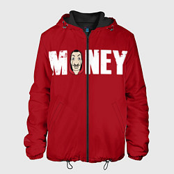 Куртка с капюшоном мужская Money, цвет: 3D-черный