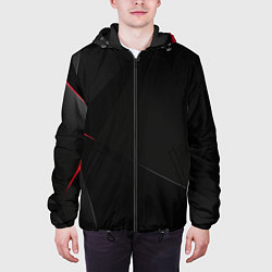 Куртка с капюшоном мужская DARK цвета 3D-черный — фото 2
