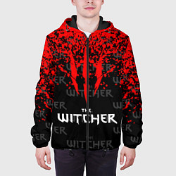 Куртка с капюшоном мужская The Witcher, цвет: 3D-черный — фото 2