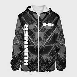 Куртка с капюшоном мужская HUMMER, цвет: 3D-белый
