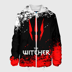 Куртка с капюшоном мужская The Witcher, цвет: 3D-белый